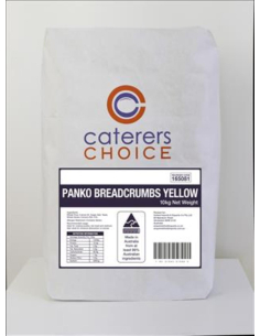 Caterers Choice Breadcrumbs Panko Japanese Yellow 10kg x 1